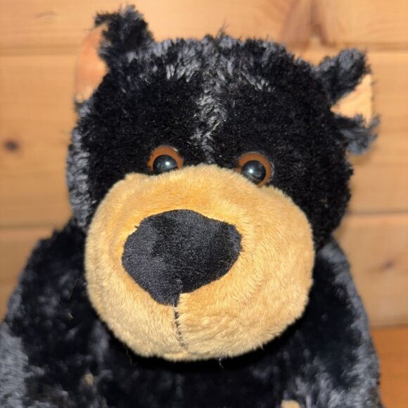 Teddy Bear Black Stuffed Animals 10'' Tall Soft Clean Stocking Stuffer - Picture 3 of 10